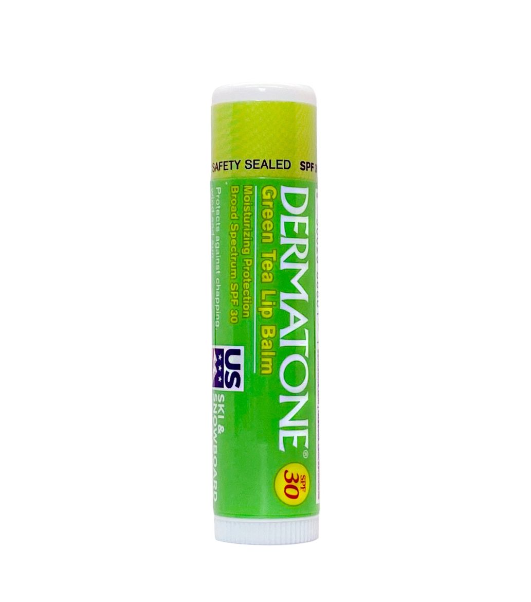 Bilde av Dermatone Lip Balm Green Tea 0,15oz. m-display for 24 